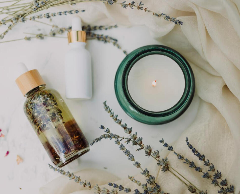 Skin Care Bottles White and brown skin care bottle